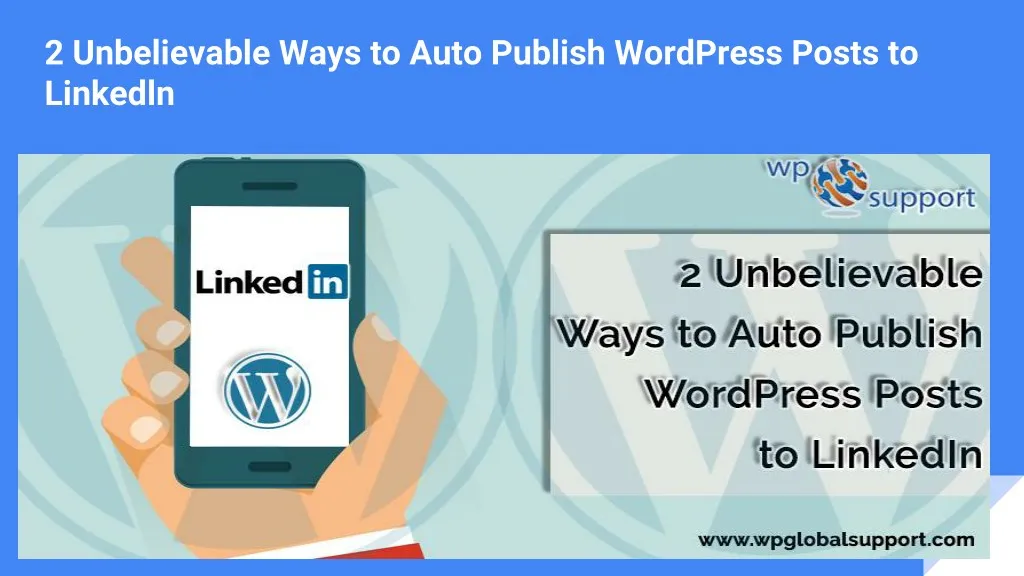 2 unbelievable ways to auto publish wordpress