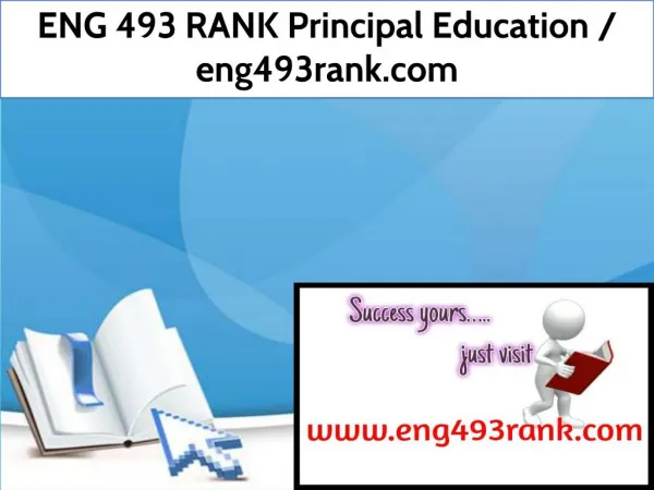 ENG 493 RANK Principal Education / eng493rank.com