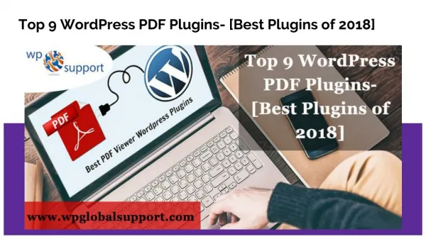 Top 9 WordPress PDF Plugins- [Best Plugins of 2018