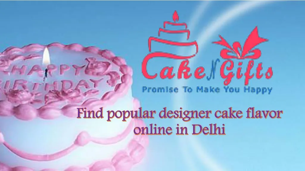 find popular designer cake flavor online in delhi