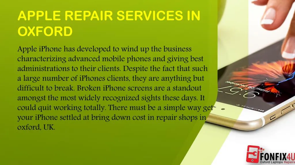 apple repair services in oxford