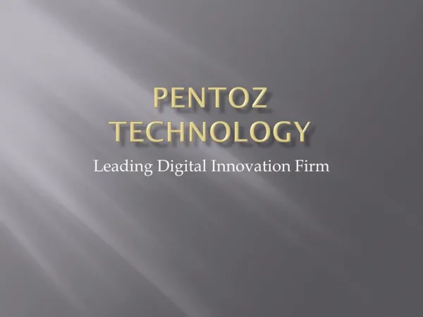 Pentoz Technology:top mobile & web app development company