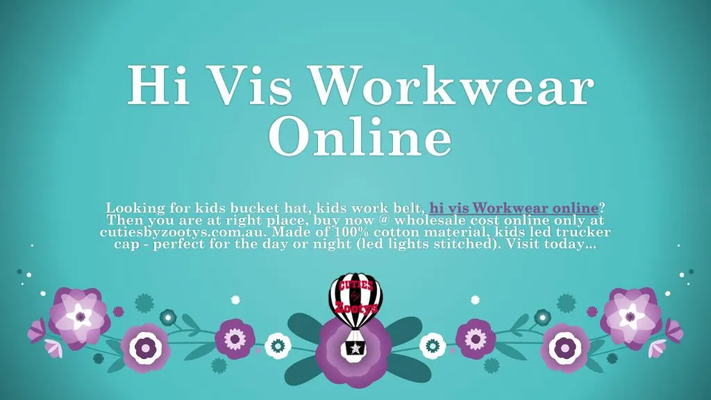hi vis workwear online