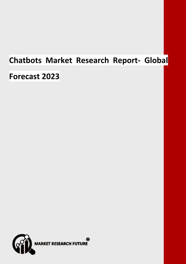 Chatbots Industry Applications, Outstanding Growth, Market status, Business Opportunities