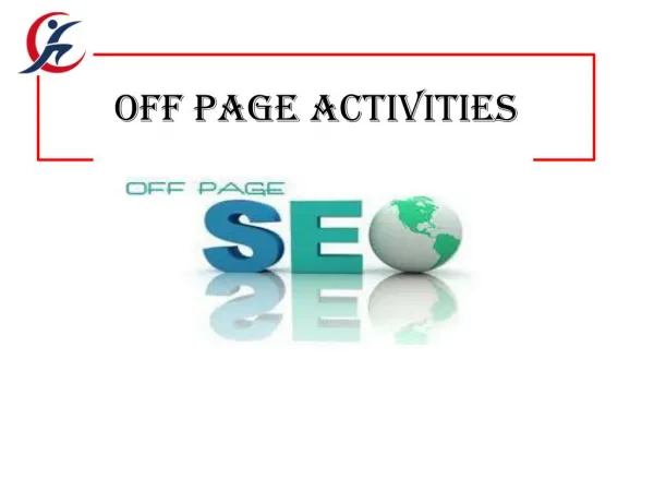 SEO Off page activities