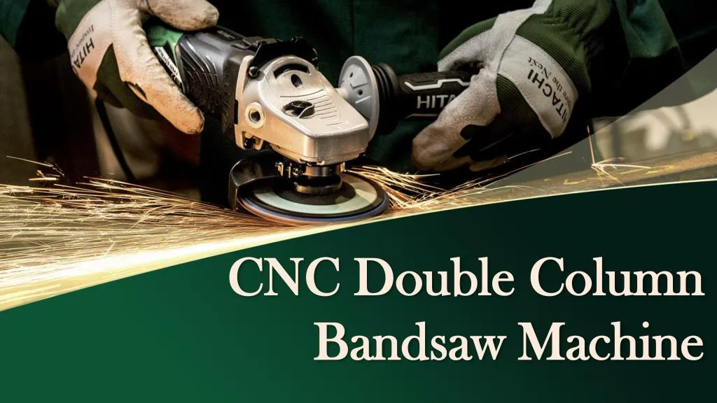 cnc double column bandsaw machine