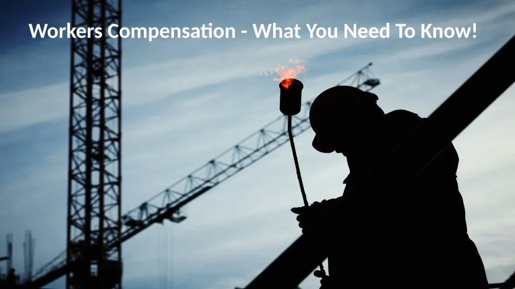 workers compensaton what you need to know