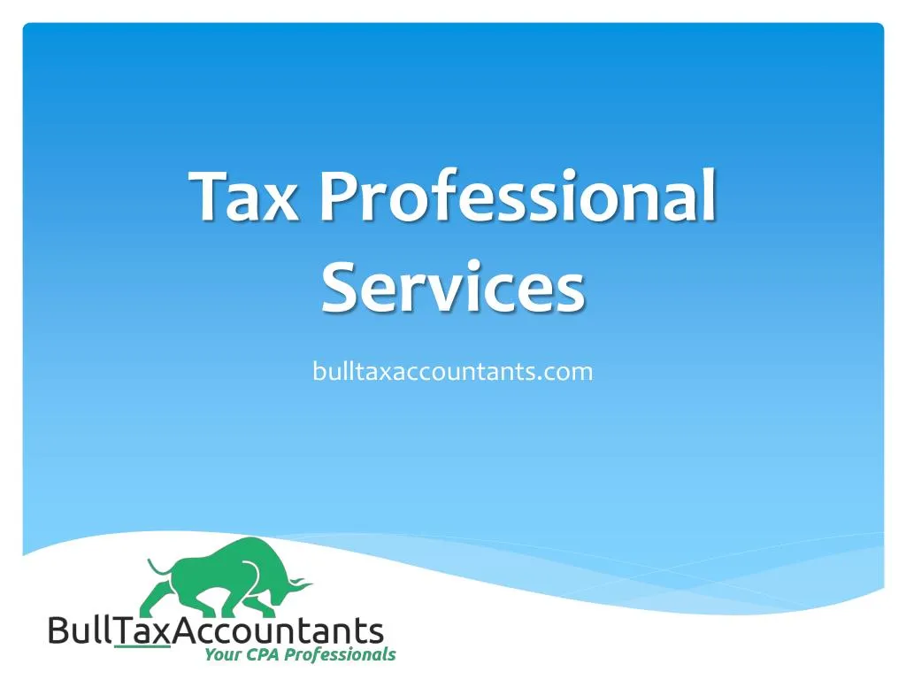 tax professional services
