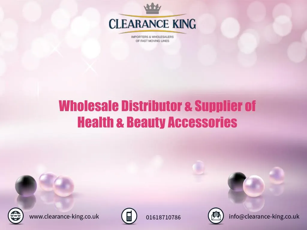 wholesale distributor supplier of health beauty accessories