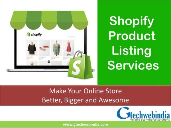 Fast and Accurate Shopify Product Listing Services