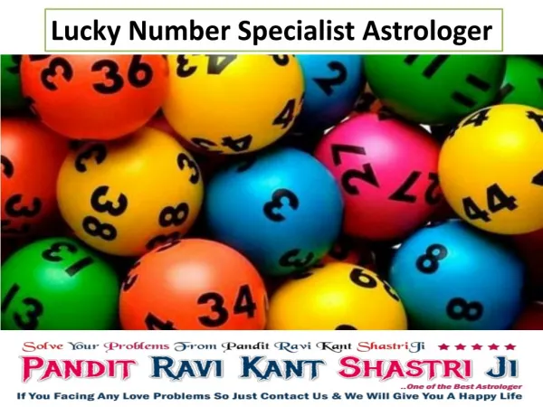 Lucky Number Specialist Astrologer