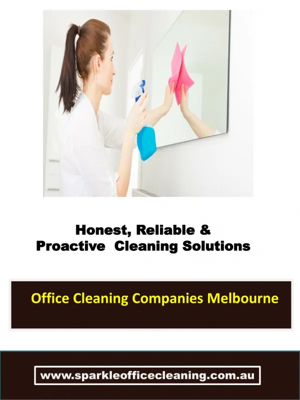 Office Cleaning Companies Melbourne