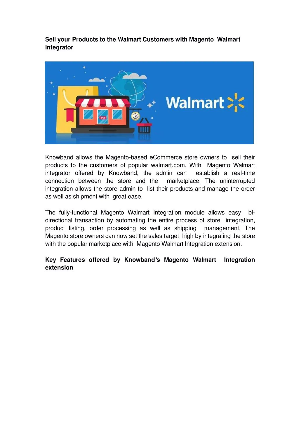 sell your products to the walmart customers with