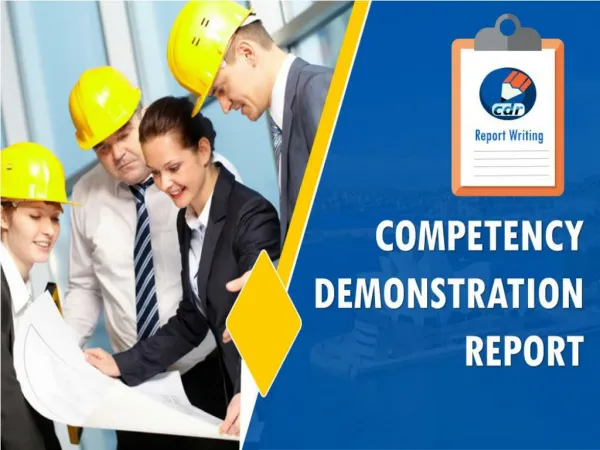 COMPETENCY DEMONSTRATION REPORT