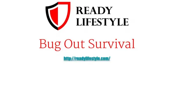 Bug Out Survival Gear