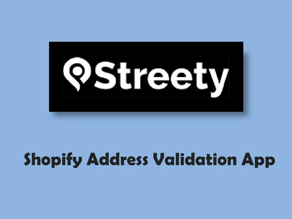 shopify address validation app