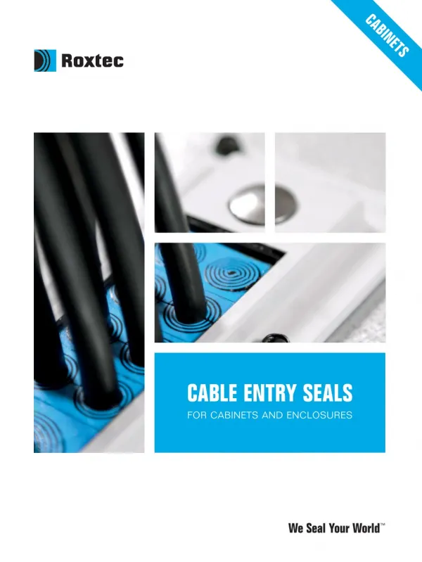 Roxtec Cable Entry Seal for Cabinets