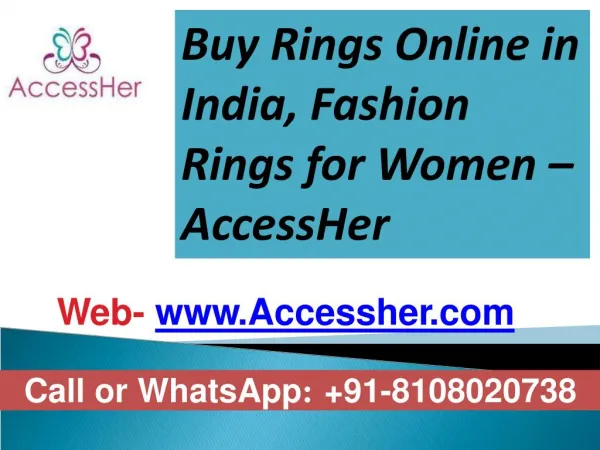 Buy Rings Online in India, Mumbai Goregaon