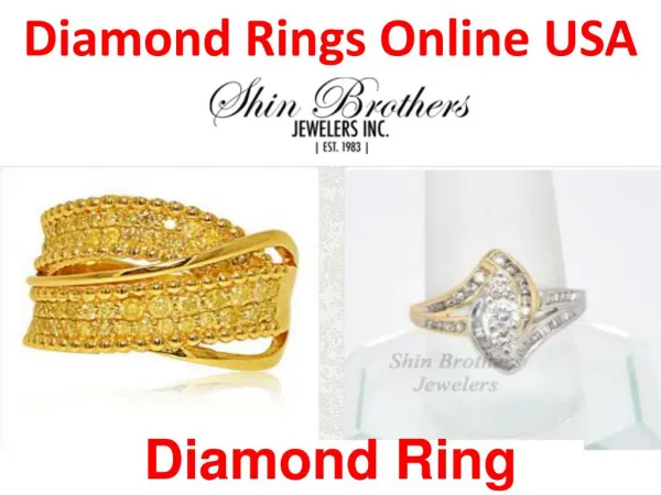 Diamond Rings Online USA