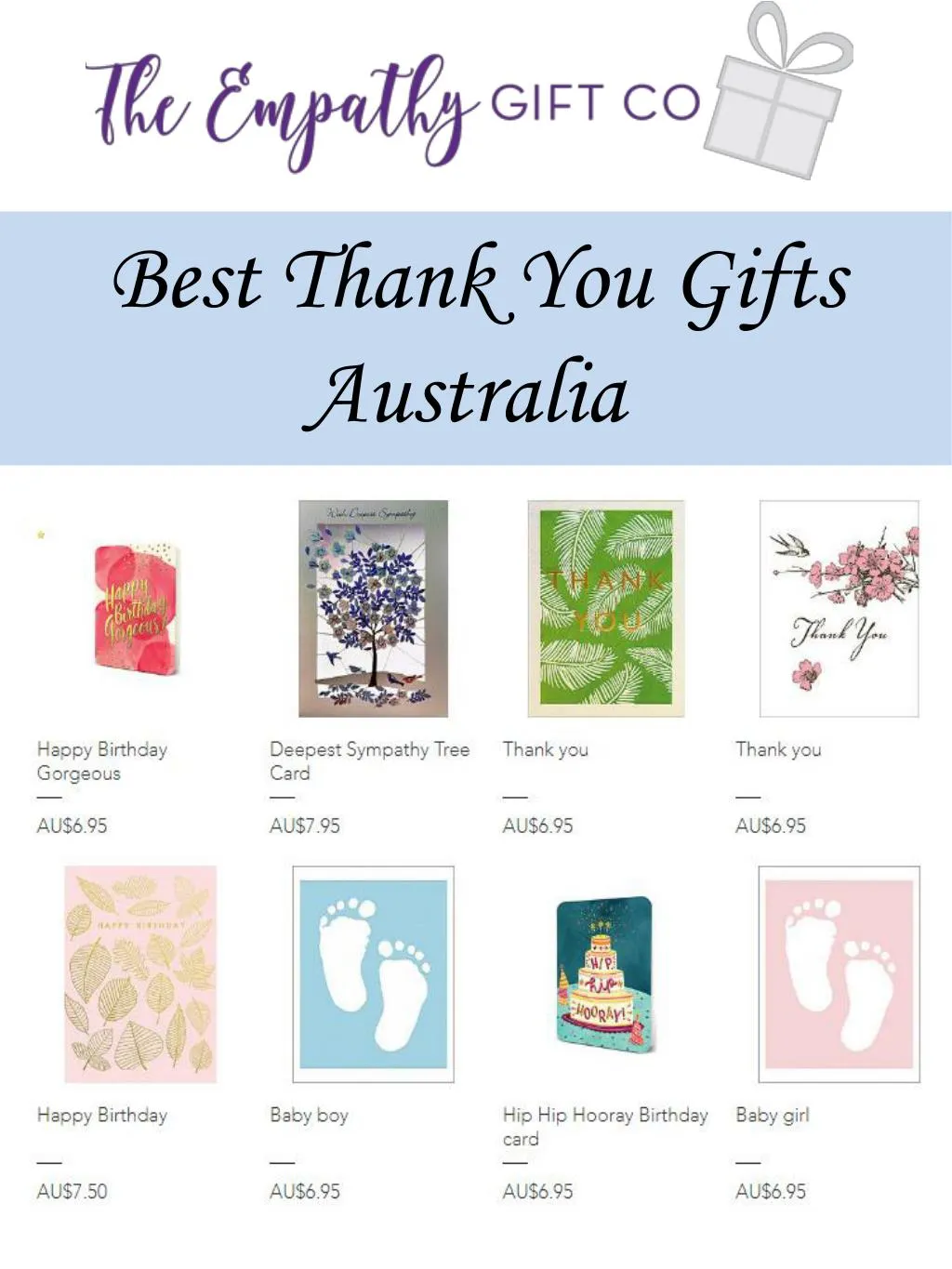 best thank you gifts australia