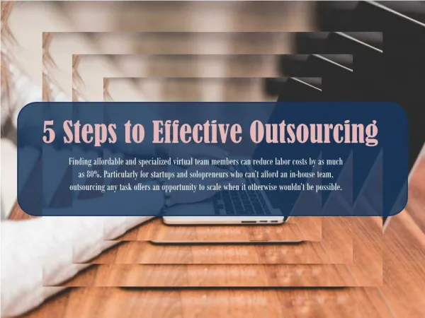 5 Steps to Effective Outsourcing