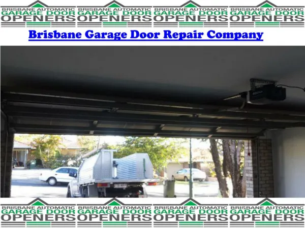 Brisbane Garage Door Repair Company