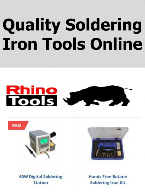 Quality Soldering Iron Tools Online