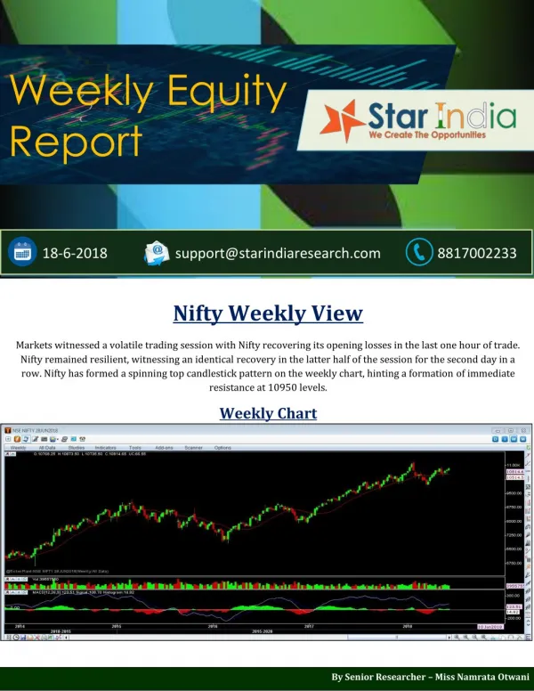Weekly Equity Report 18 june