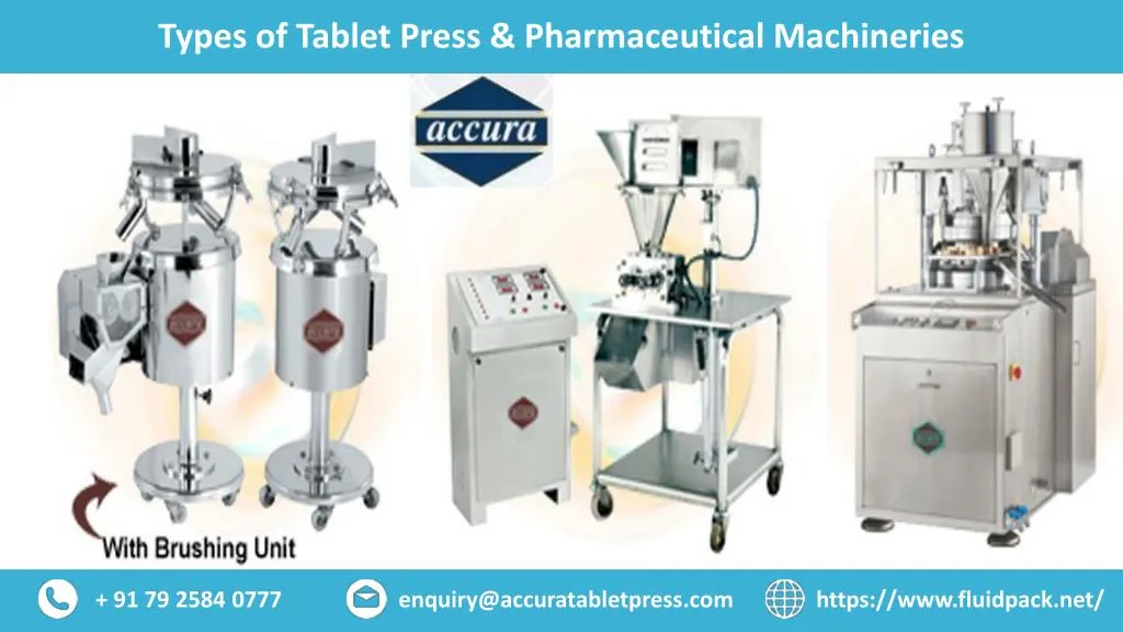 types of tablet press pharmaceutical machineries