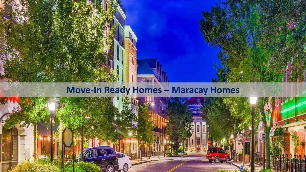 move in ready homes maracay homes