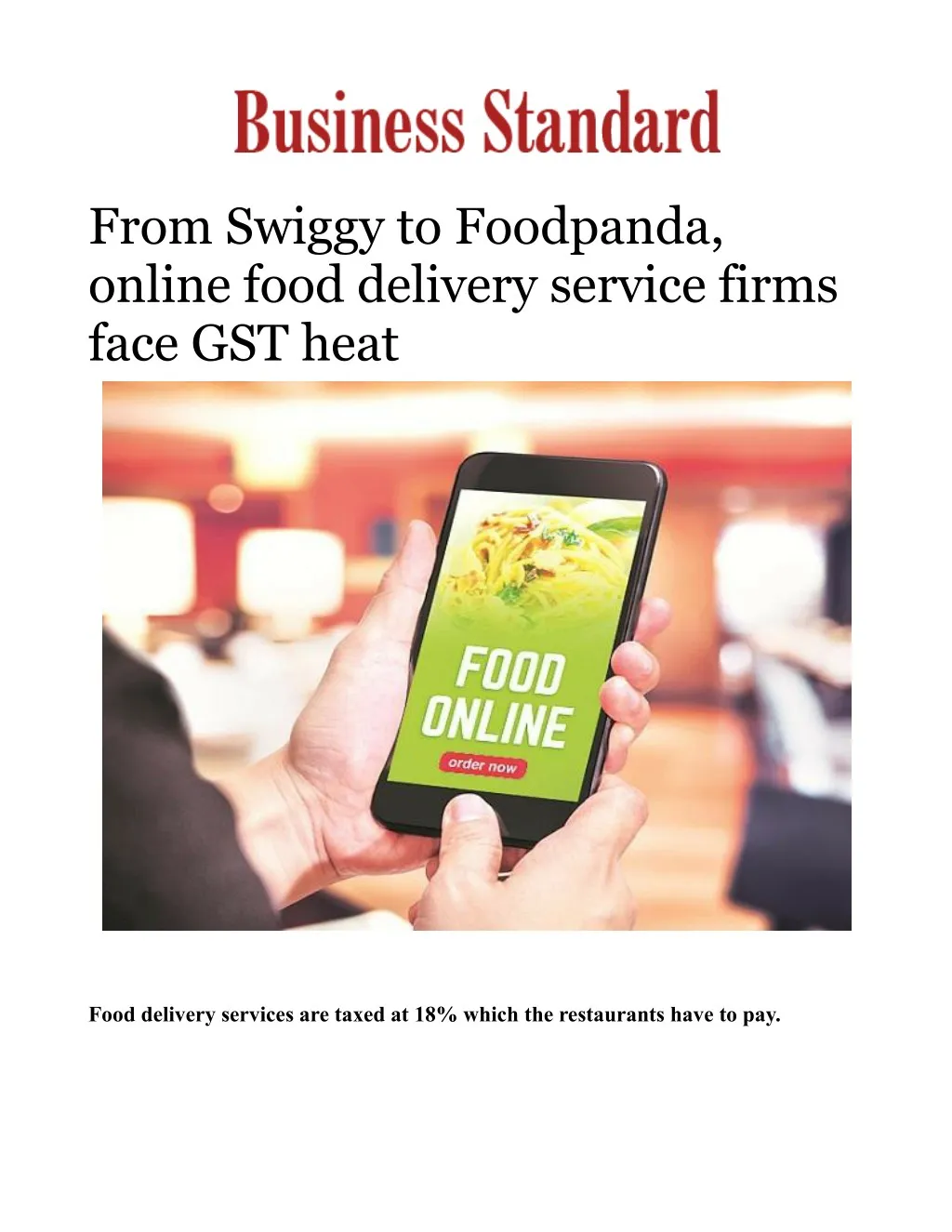 from swiggy to foodpanda online food delivery
