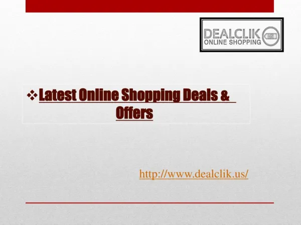 Latest online shopping Deals and Offers