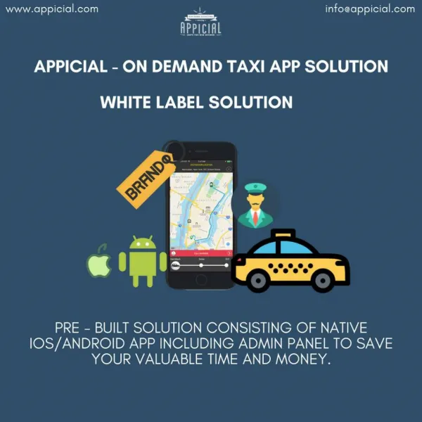 Uber like Taxi App Solution Provider