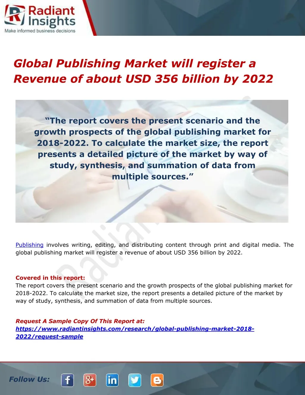 global publishing market will register a revenue
