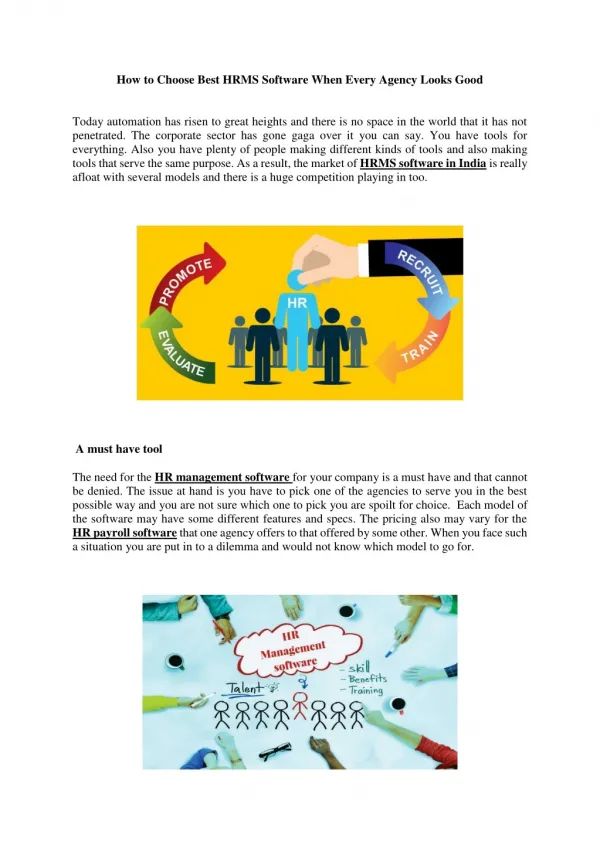 how to choose best hrms software when every