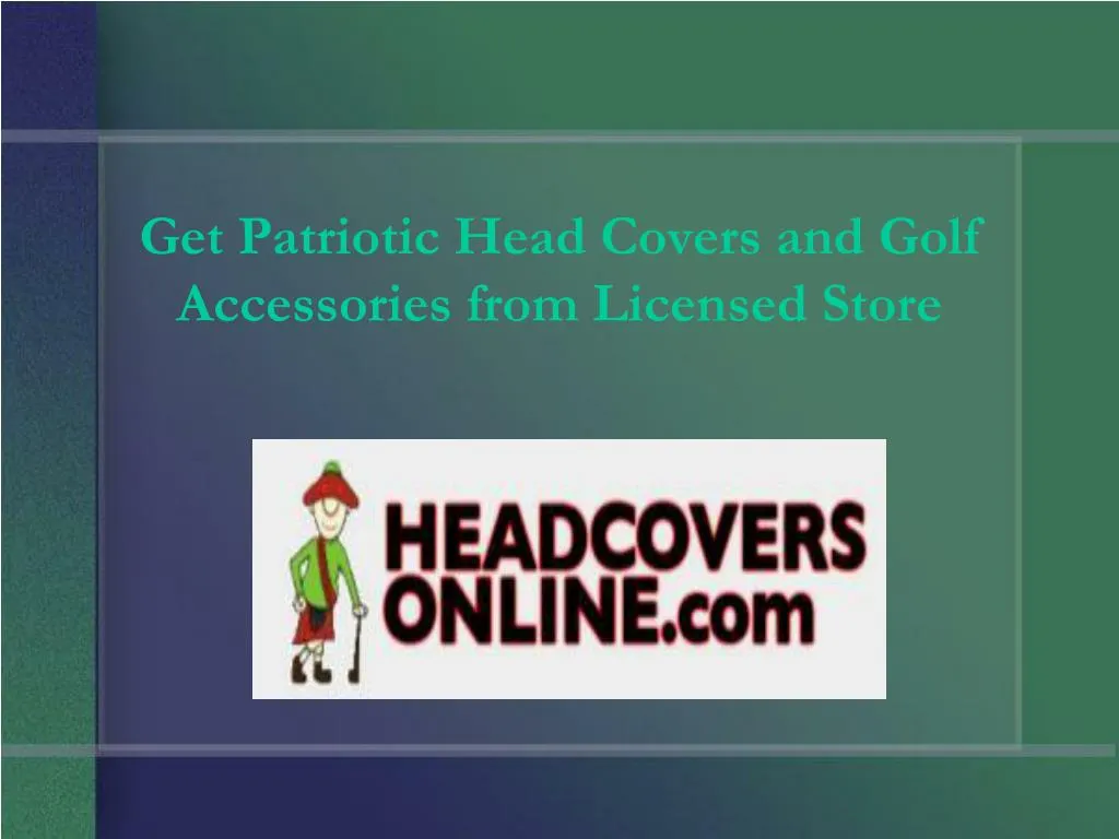 get patriotic head covers and golf accessories from licensed store