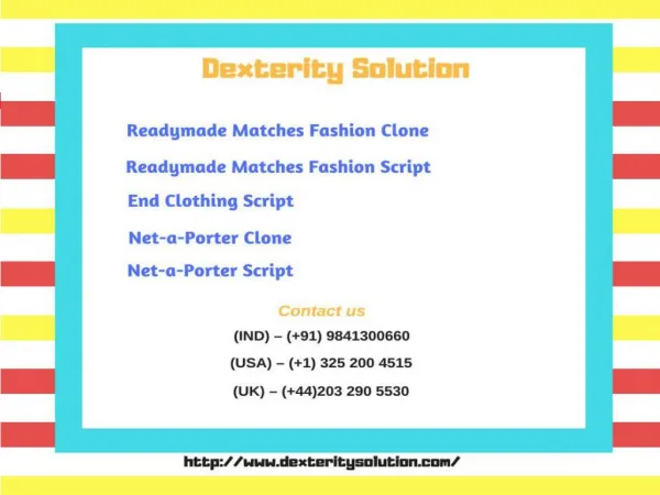 End Clothing Script | Net-a-Porter Clone - Net-a-Porter Script