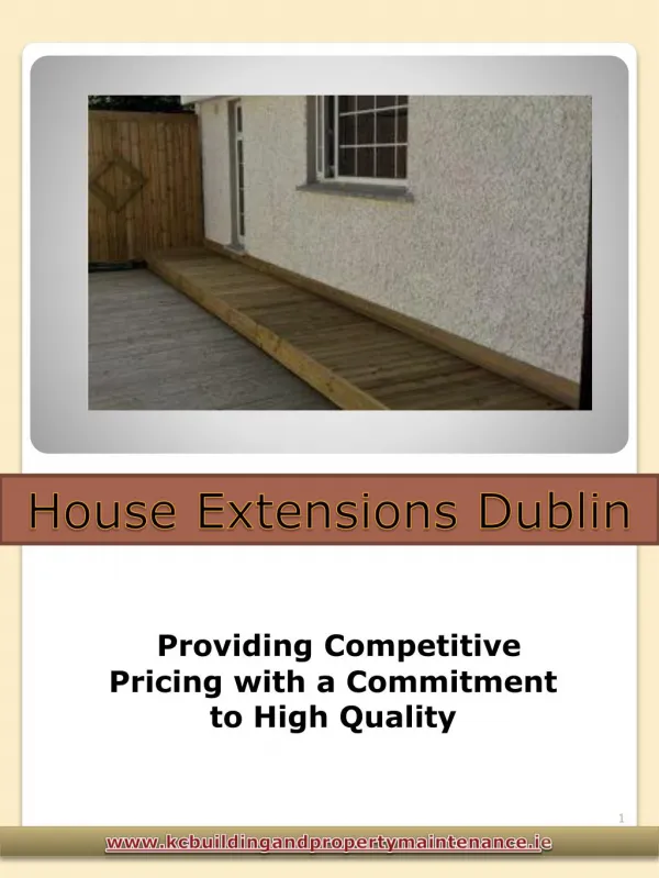 House Extensions Dublin | kcbuildingandpropertymaintenance.ie