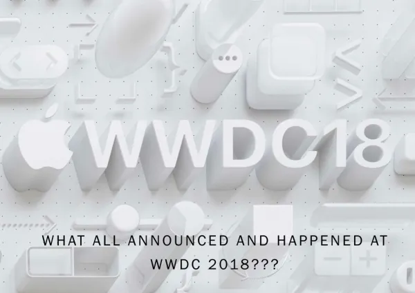 what all announced and happened at wwdc 2018