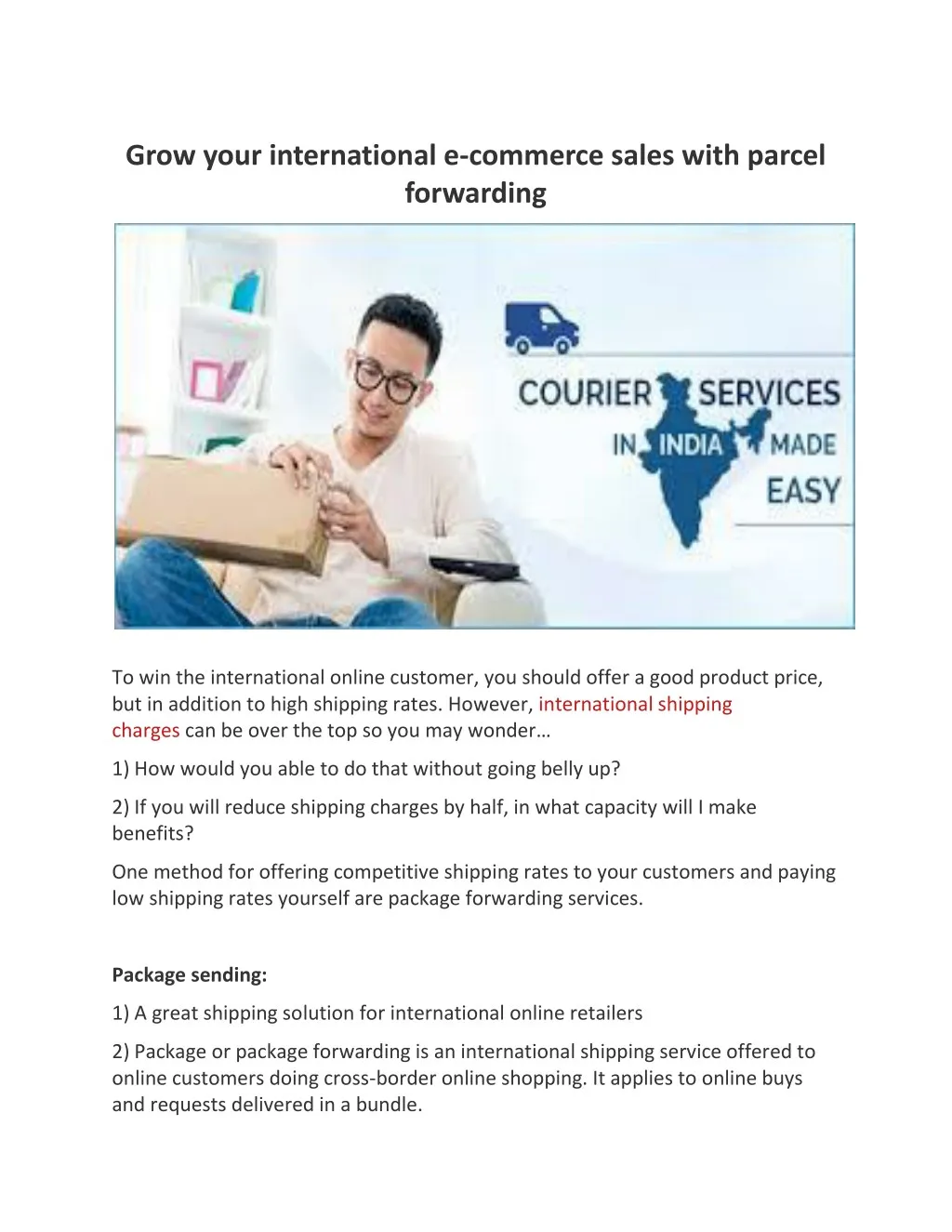 grow your international e commerce sales with