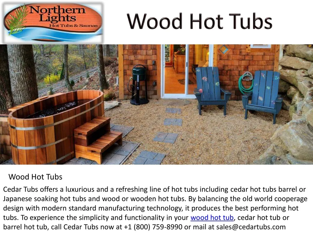 wood hot tubs