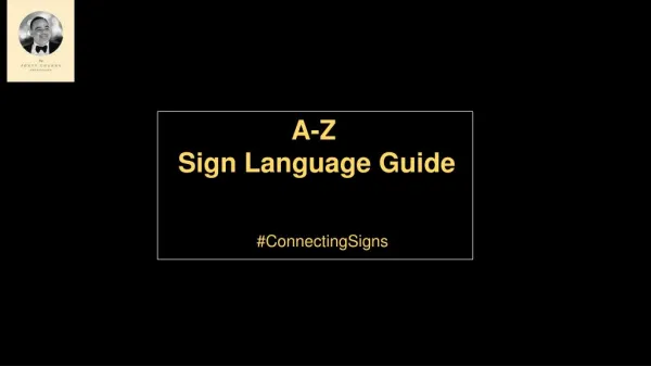 A z indian sign language