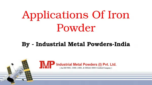 What are the applications of Iron Powder?