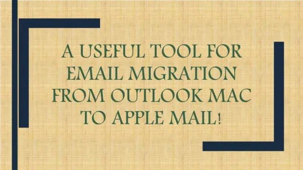 Convert OLM Folder to Apple Mail
