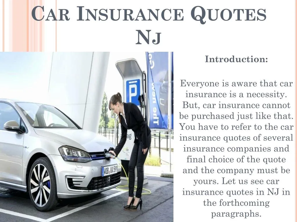 car insurance quotes nj