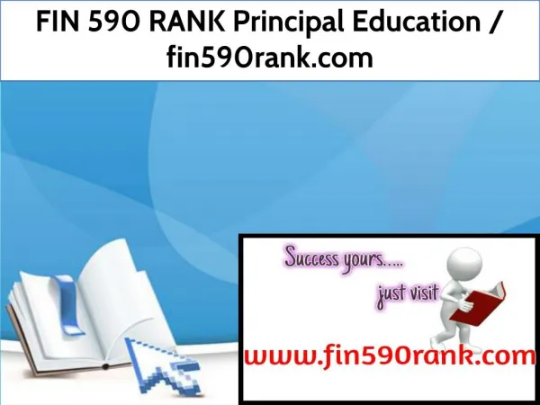 FIN 590 RANK Principal Education / fin590rank.com