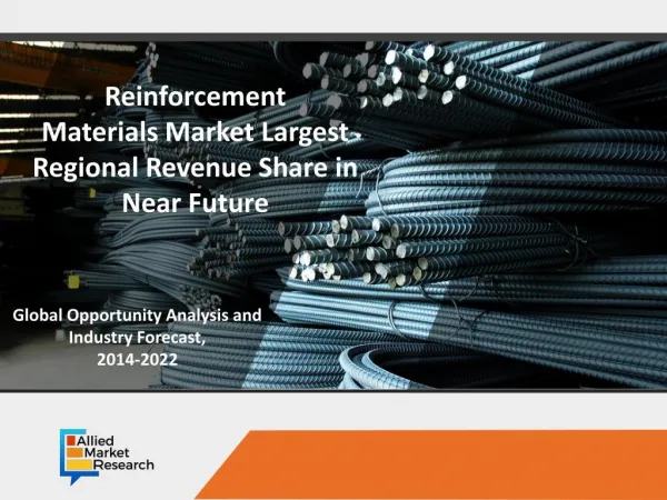 Reinforcement materials market Boosting Revenue Size in Near Future