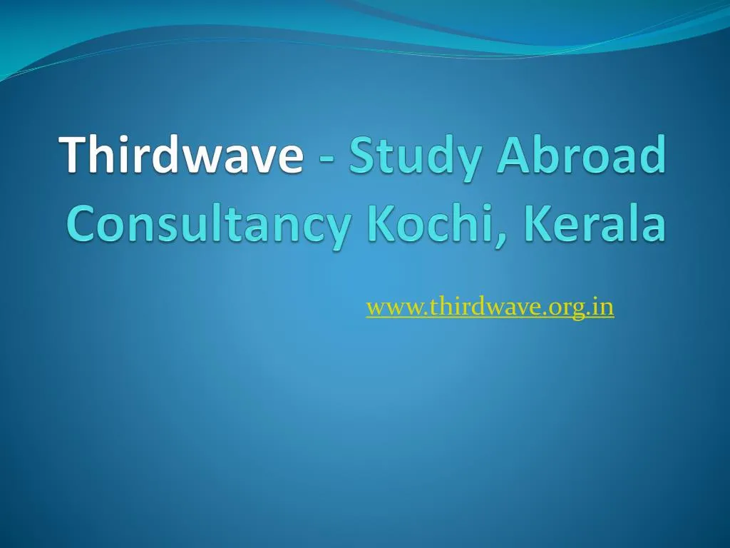 thirdwave study abroad consultancy kochi kerala
