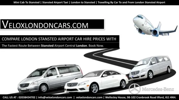 Stansted To London Taxi : Stansted Airport Transfer : Veloxlondoncars.com