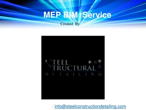 MEP BIM Services - Steel Construction Detailing